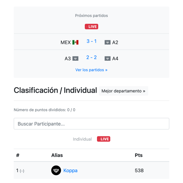 Actualizaciones en vivo - Copa Mundial 2026